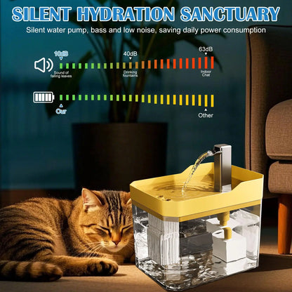 Fuente de agua fresca para gatos y perros con filtro de circulación – foto 3