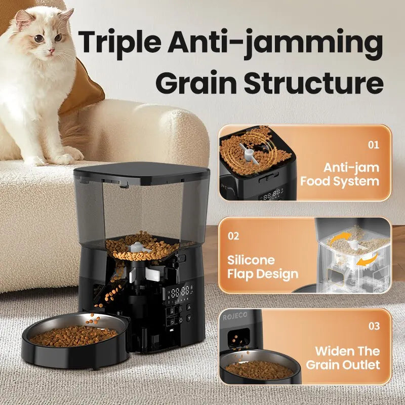 Comedero automático programable para perros y gatos – foto 3