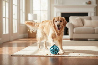 Bola Dispensadora de Chuches IQ para Perros – Juguete Interactivo Antiaburrimiento
